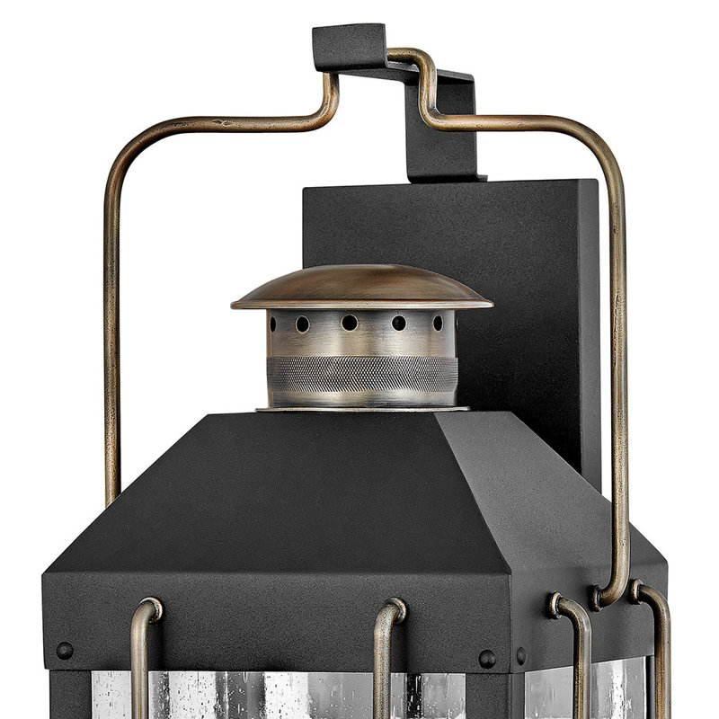 Fitzgerald Three-Light Outdoor Heritage Wall Lantern