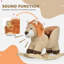 Pacific Baby Rocking Horse with Sound Seat Belt for 18-36 Months Brown