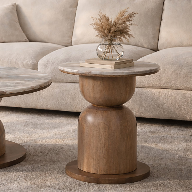 Table d'appoint Martina noyer