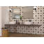 Carreau de porcelaine 8,86 po x 8,86 po-69843608