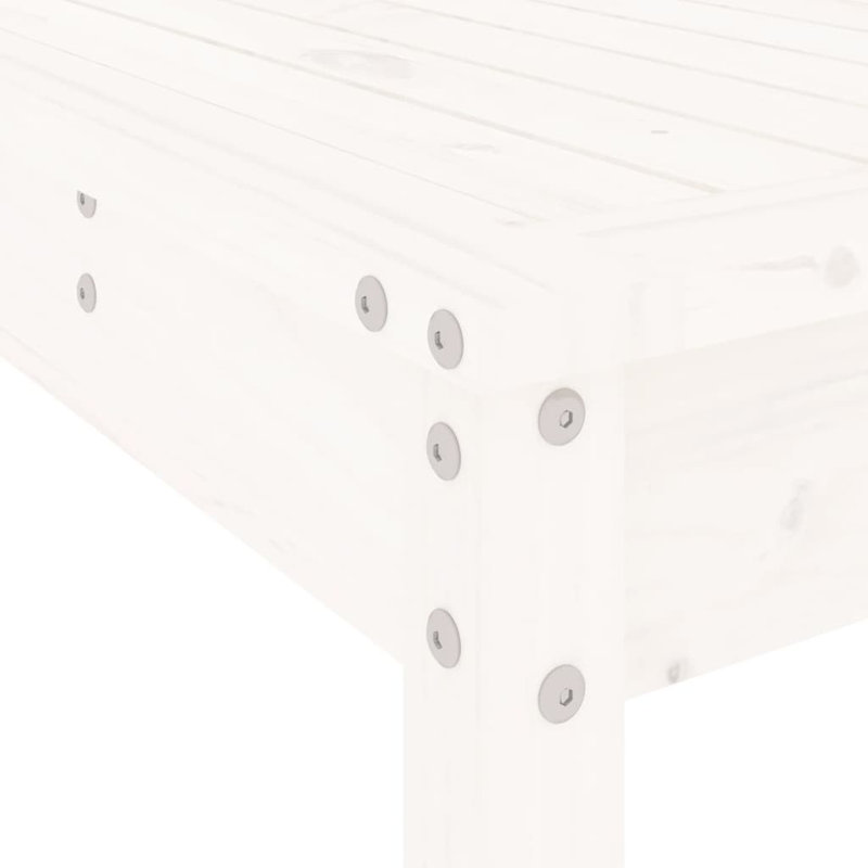 Nathaneil 17 Stories Bar Set with Wood Frame and Solid Wood Outer Material, White