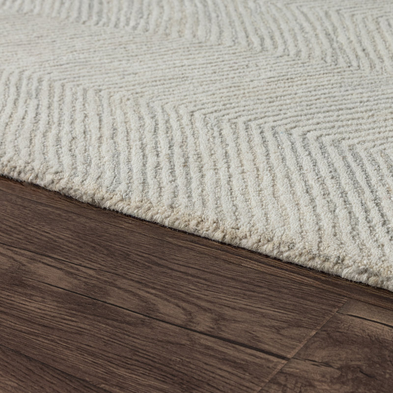 Tapis d'intérieur en laine touffeté à la main Farmhouse, Rectangle 7 pi 9 po x 9 pi 9 po