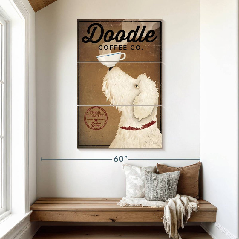 Brampt Doodle Coffee, 50" H x 32" W