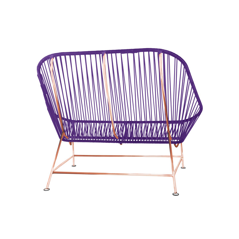 Causeuse InLove, Mauve / cuivre