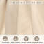Parasol carré en porte-à-faux 10 'x 10' avec mât central beige (base non incluse)