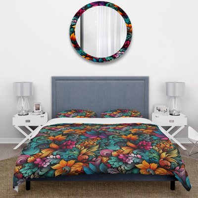 Ensemble de housse de couette Vibrant Mandala