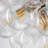 Semi - Flush Ceiling Light Fixtures, Clear Ribbed Texture Glass Balls Shade - 24" X 18"-1904014718