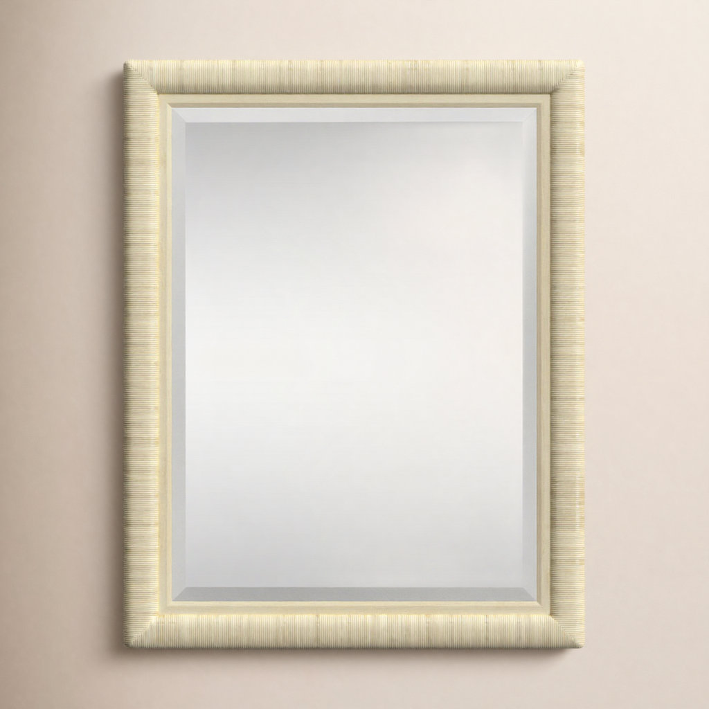 Monterey 33" Mirror, Bisque