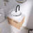  Rarnby 24" Wall-Mounted Bathroom Vanity Set with Sintered Stone Top,Ceramic Basin-128651762-128651761