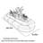 Large size oval color matching reception sofa