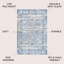 Tapis crème / bleu Misha Filigree-271435571