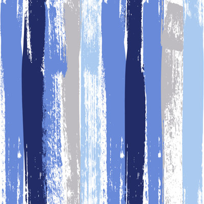 Colour Brush Stroke - Wrapped Canvas Print