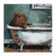 Capybara en toile de bain moussant, design par Studio Bautista-2067435156