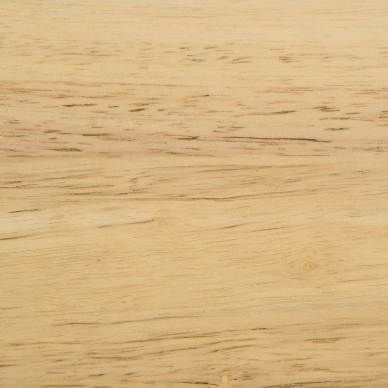 Lit superposé simple Coastal avec finition en bois naturel, détails angulaires et coffre-fort pour chambre à coucher en bois blanc, garde-corps complet