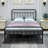 Bertfriede Metal Slat Bed-17091156