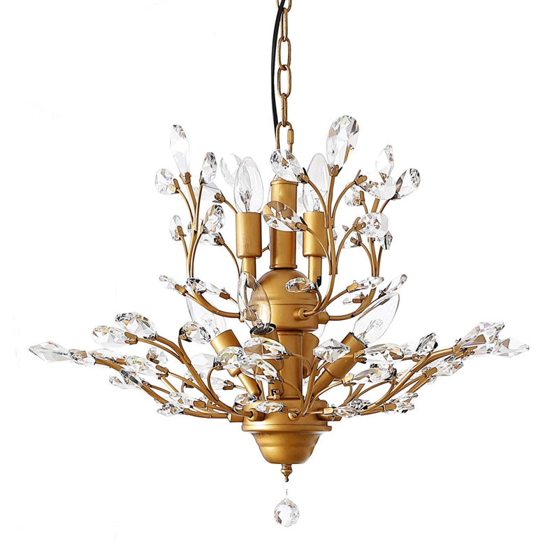 Jamei 7 - Light Unique/Statement Chandelier, Gold