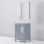 Meuble-lavabo de salle de bain 18,25 po D, plateau en céramique et 22 po Miroir-472491054-472491052