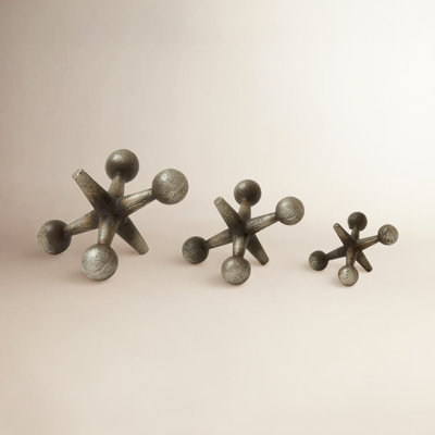 Alexandro 3-Piece Jacks Sculpture