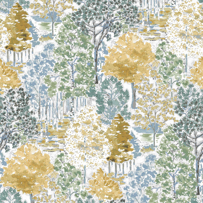 Laura Ashley Bernwood Chre Yellow Wallpaper