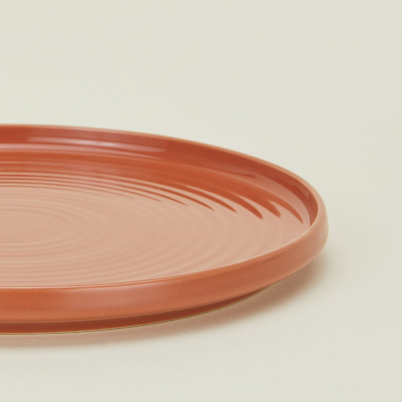 Assiette plate Essential, Rouge