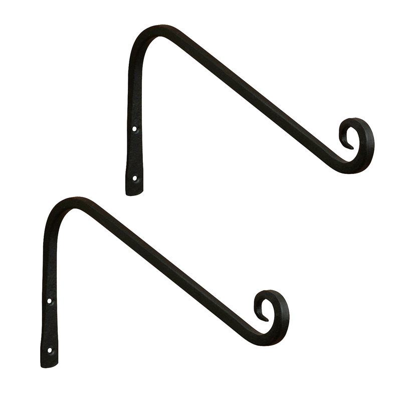 Achla Metal Weather Resistant Bracket Plant Stand, 6.5" H x 12.5" W x 0.75" D