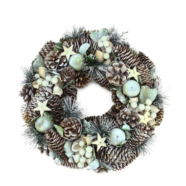 Northlight 6.5' Pine, Berry & Pinecone LED Twig Garland