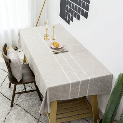 Allandy Polyester Striped Doily