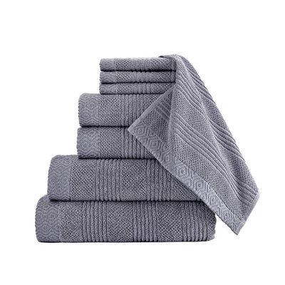 Ensemble de 6 serviettes en coton Minbota