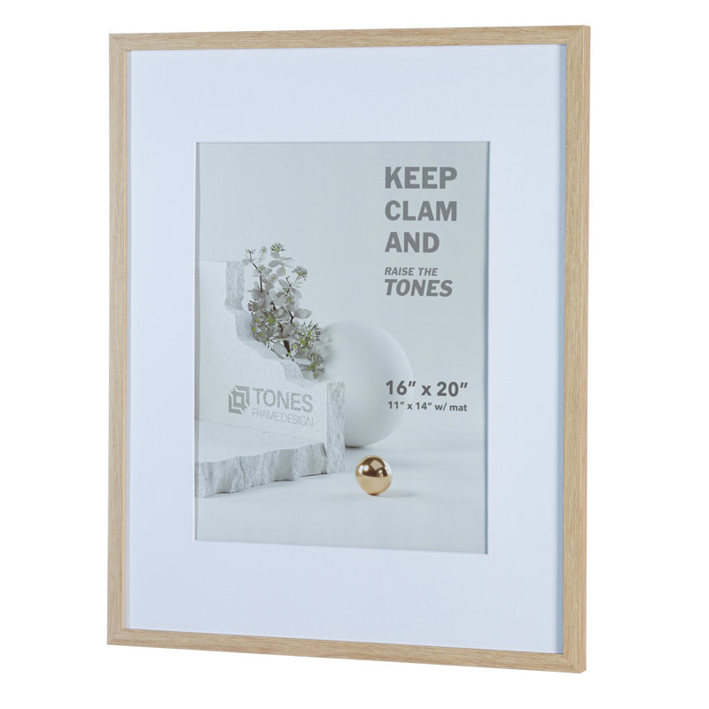 Niambh Rectangular Picture Frame, Natural, 16" x 20"