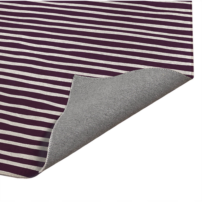 Paillasson Ribbon Play, Aubergine, L 84 po x L 60 po