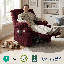 Fauteuil inclinable électrique de 25,2 po de largeur avec massage chauffant et vibrant-1747822891