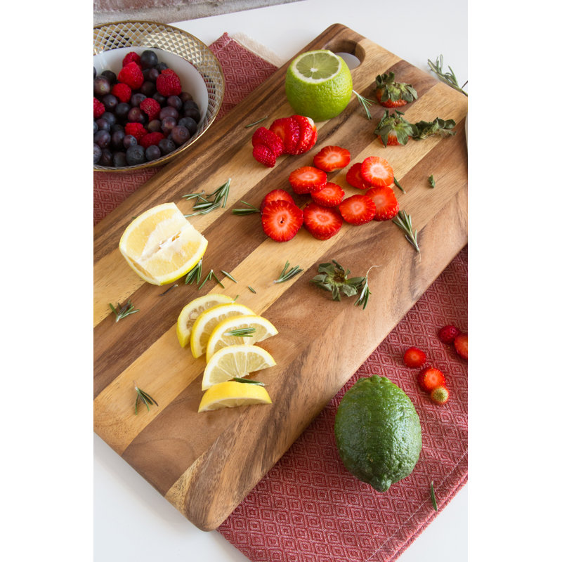 Rectangular Sapwood Everyday Cutting Board, 19 x 11 Inches