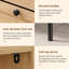 Armoire à chaussures en rotin peu encombrante avec 4 portes rabattables - Rangement étroit élégant pour les entrées et les couloirs