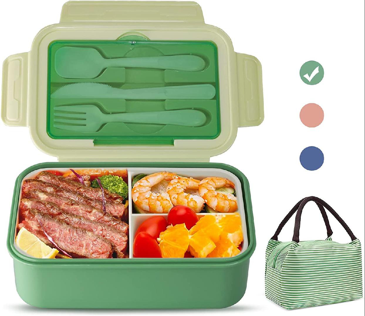 Linoroso All-In-One Stackable Bento Lunch Box & Reviews