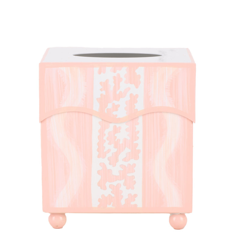Pink Ikat Tissue Holder