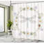 Ensemble de rideau de douche et crochets Dragonfly-44325572