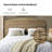Boatwright Rattan Panel Headboard with Solid Wood Legs-673311196