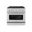 ZLINE 36 in. 5.2 cu. ft. 6 Burner Gas Range with Convection Gas Oven in Stainless Steel