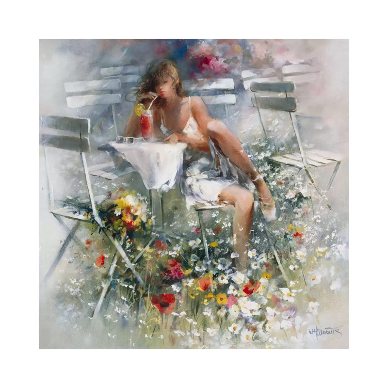 Aperitif by Willem Haenraets - Wrapped Canvas Painting, 93.98 cm H x 93.98 cm W x 1.91 cm D