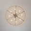 12-Light Round Chandelier with Sparkling Crystal Accents