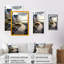 Charmant chalet sur l'eau II - reproduction sur toile-13290967-13290971