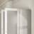 71'' H X 63'' W 2-Drawer Bookcase With Frosted Glass Doors