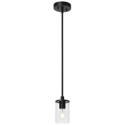Mini-luminaire suspendu en verre à 1 lumière Pieternella