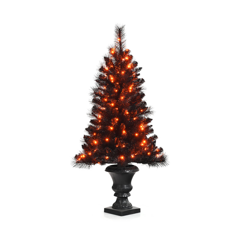 120' H Lighted Artificial Pine Christmas Tree