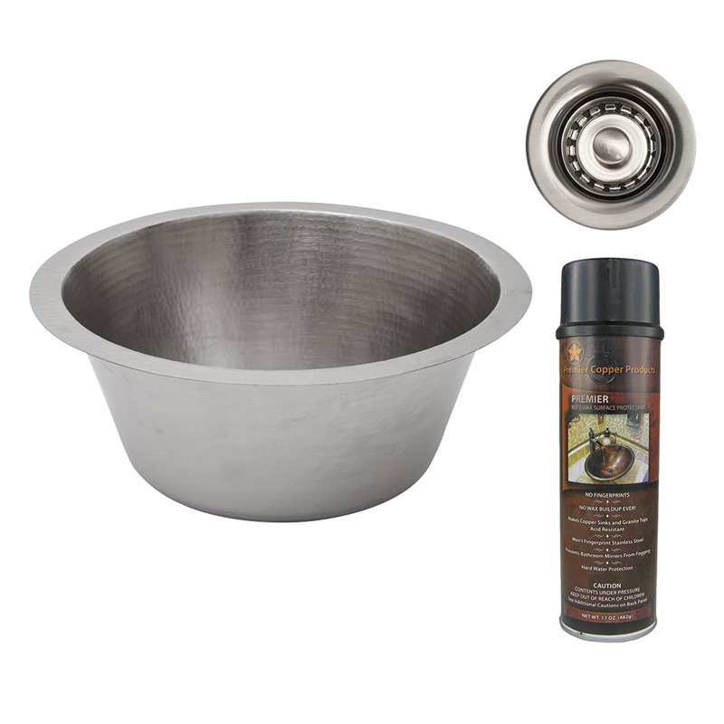 Premier Copper Products BSP5_BR16EN2-B Bar Sink And Drain Package