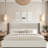 Irenne Low Upholstered Bed-582437578-582437580
