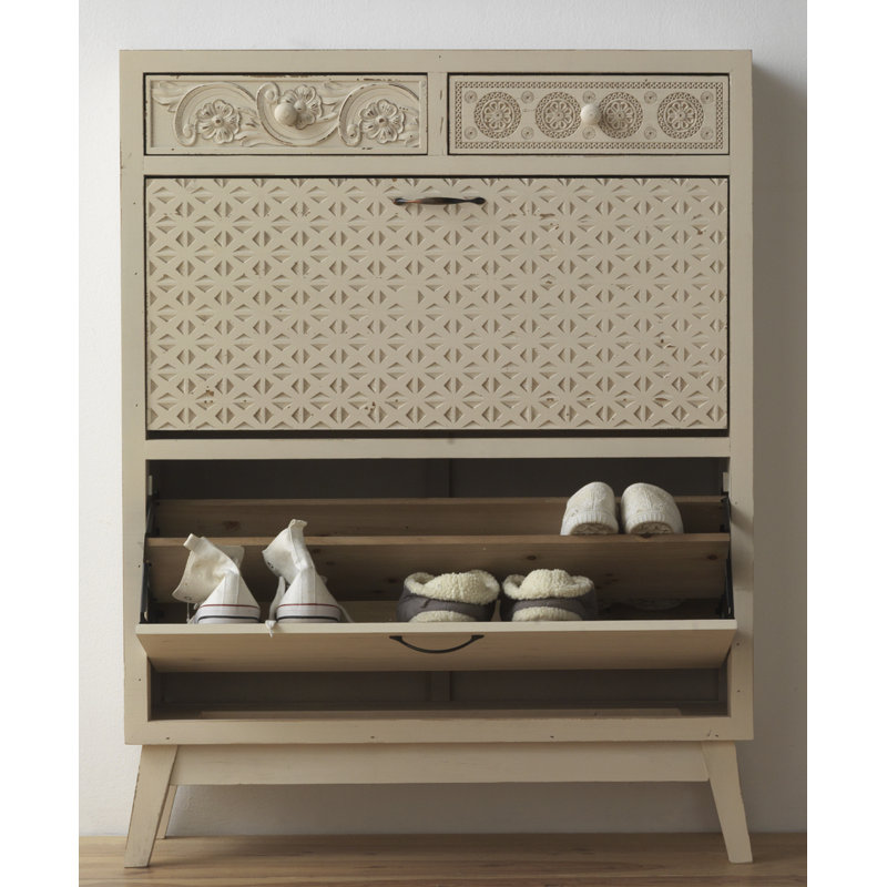 14 Pair Shoe Storage Cabinet