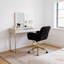 Chaise de bureau moderne en velours avec pivot-876859072