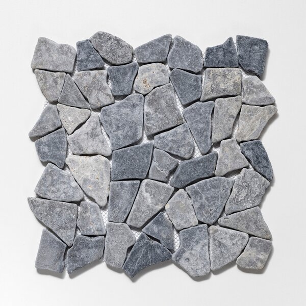 Ivy Hill Tile Pebble Rock Flat Crue 12 in. x 12 in. Marble Floor