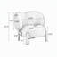 Fauteuil à oreilles sans accoudoirs-1588671614